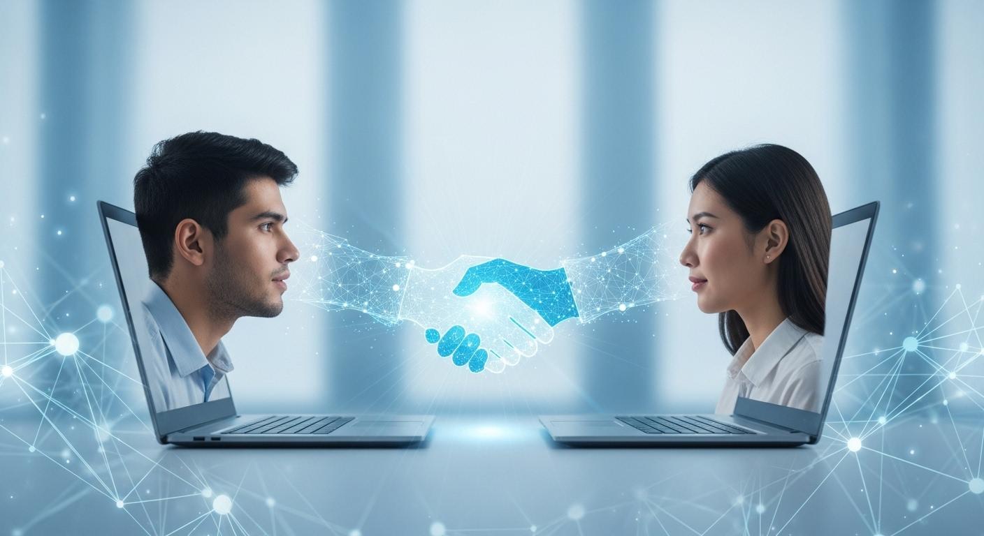 Students working together